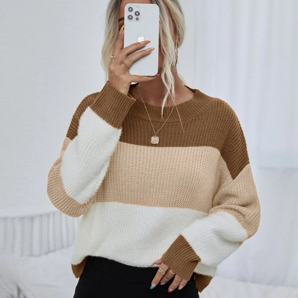 Colorblock Sweater